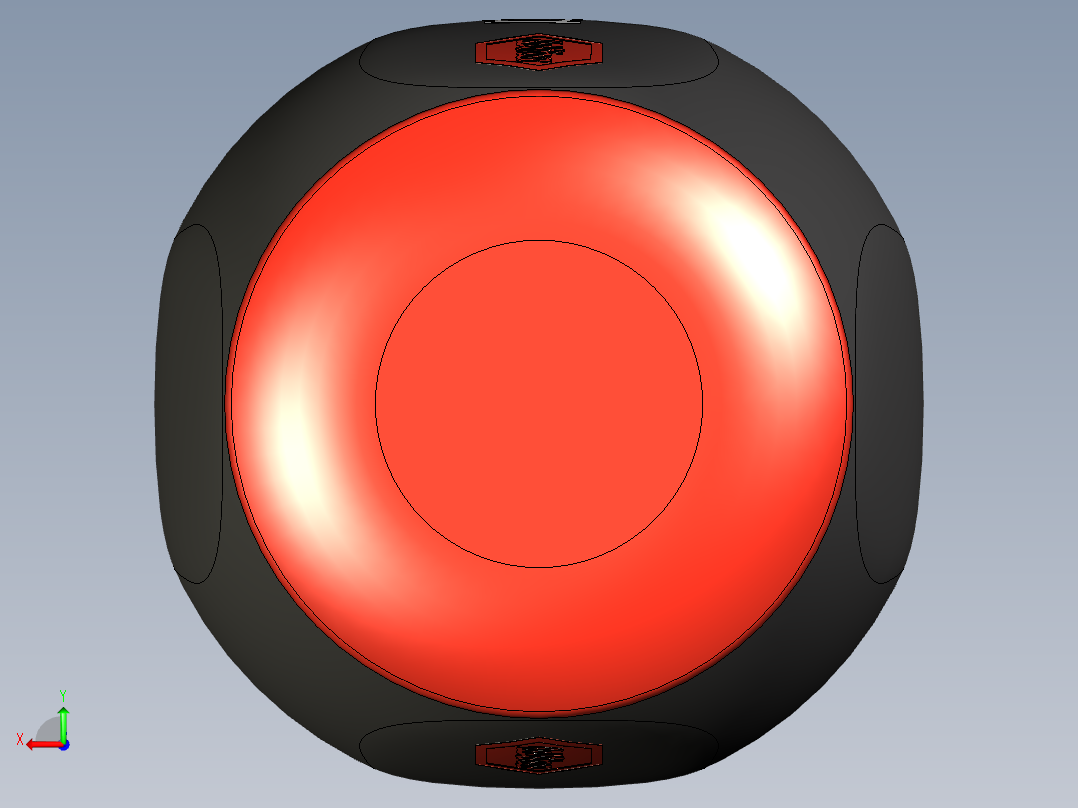 六角位驱动后视图