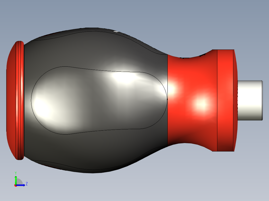 六角位驱动左视图
