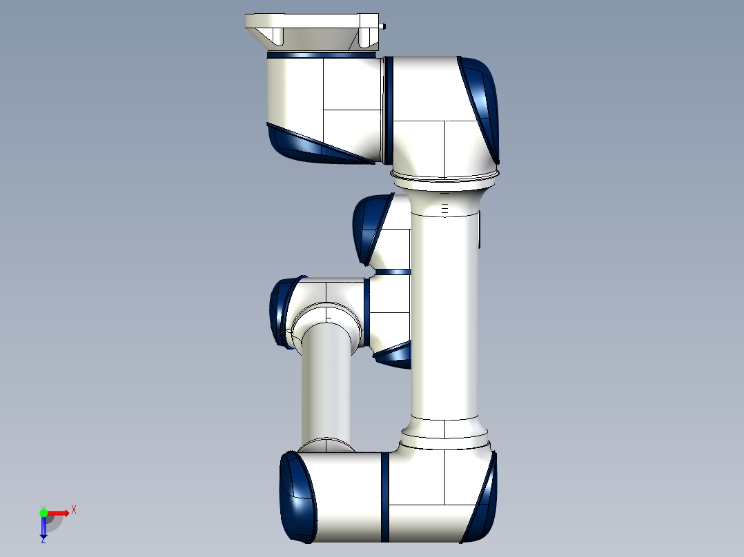 新松14KG-1400MM协作机器人关节可活动俯视图