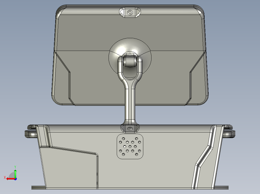 控制屏、屏幕(2)后视图