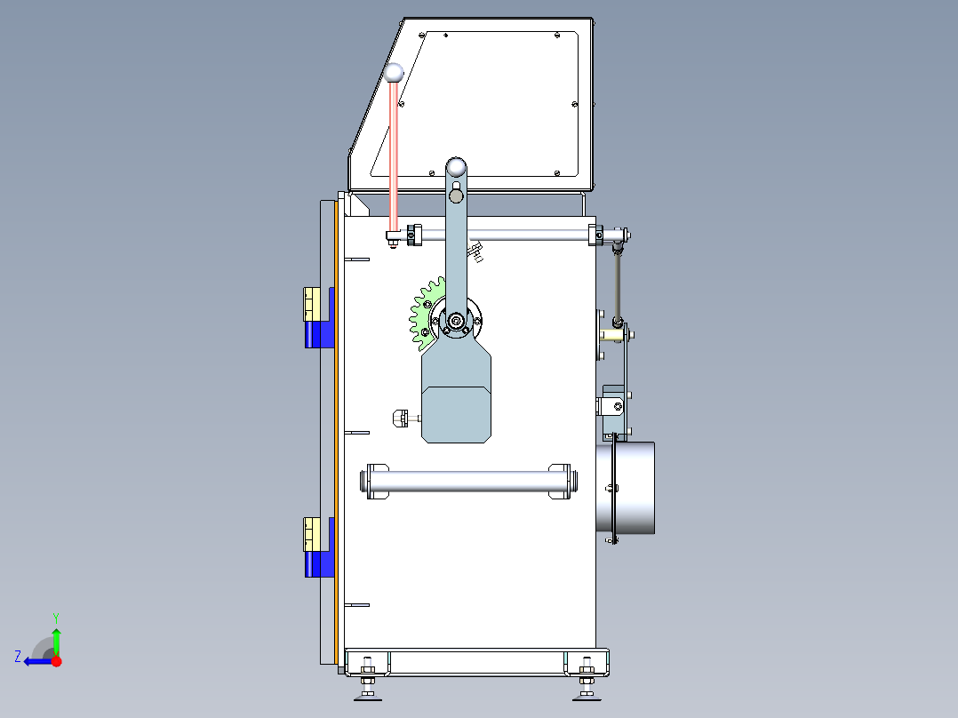 B3003545-真空实验箱右视图
