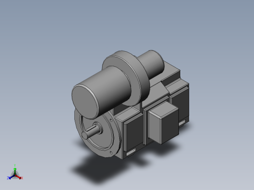 94动机卧式机座带地脚+端盖凸缘(180-315)_Z4-180-11_33_400-1_sldprt