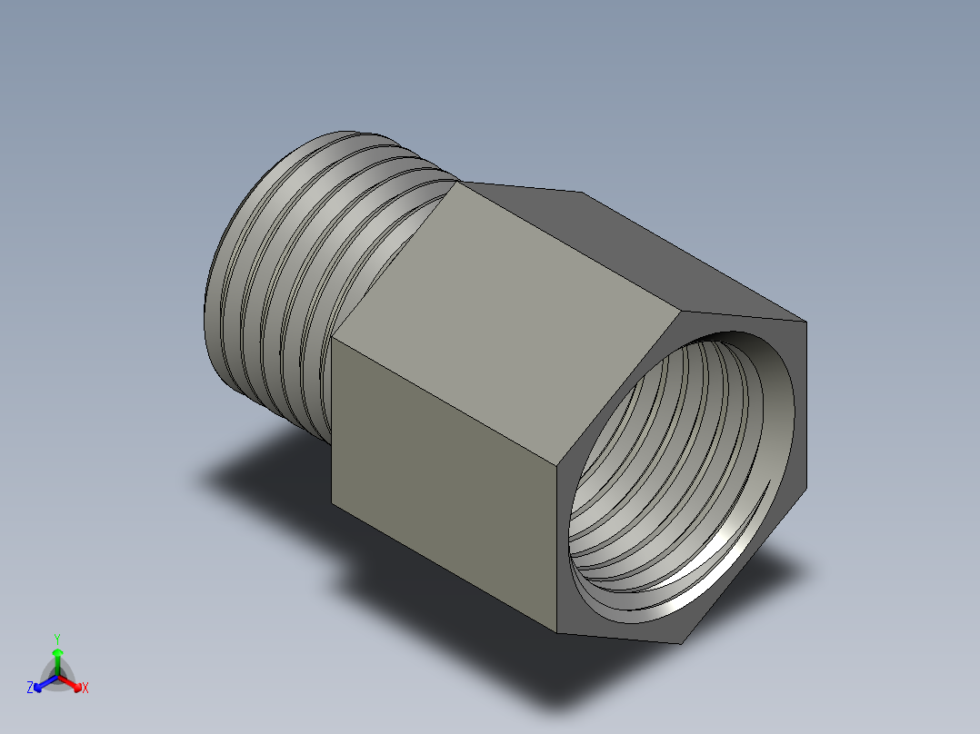 螺纹管转接头-内外丝等径 DN15