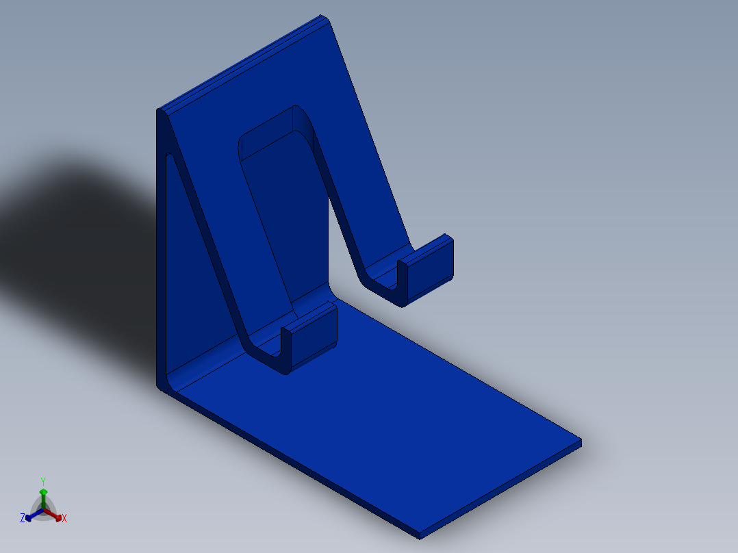 手机支架12正等轴测图