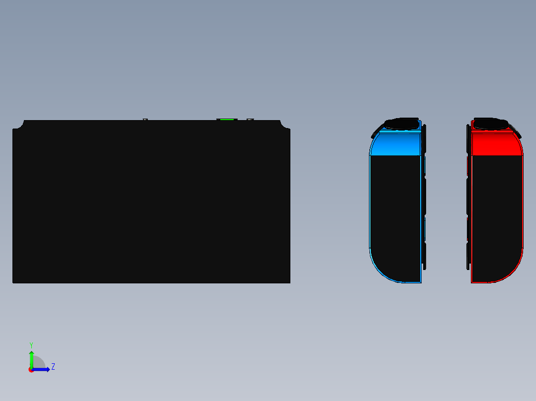 任天堂Switch 72左视图