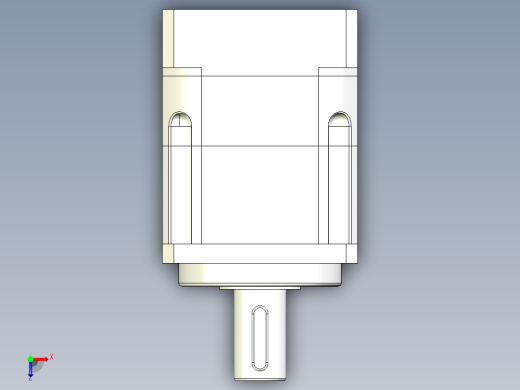 电机KPL62-010-P1-200W俯视缩略图