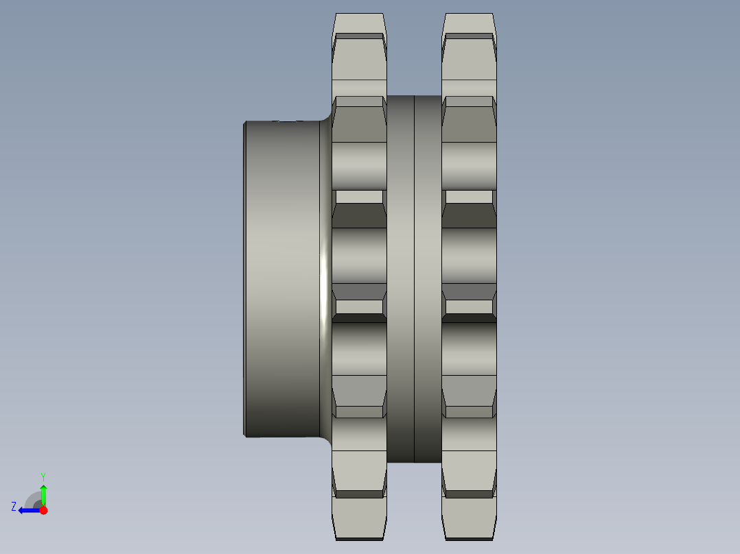 提升链轮10A15齿右视图