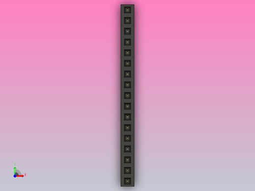 母针头Female_Header_1x17_P2.0_H4.3_straight.step前视缩略图