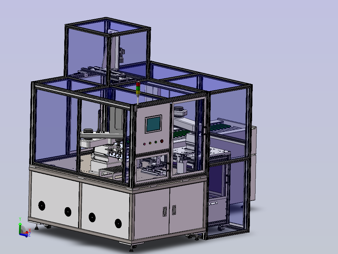 PCB测试机主视图