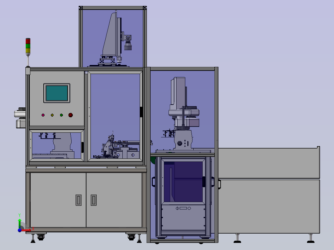 PCB测试机前视图