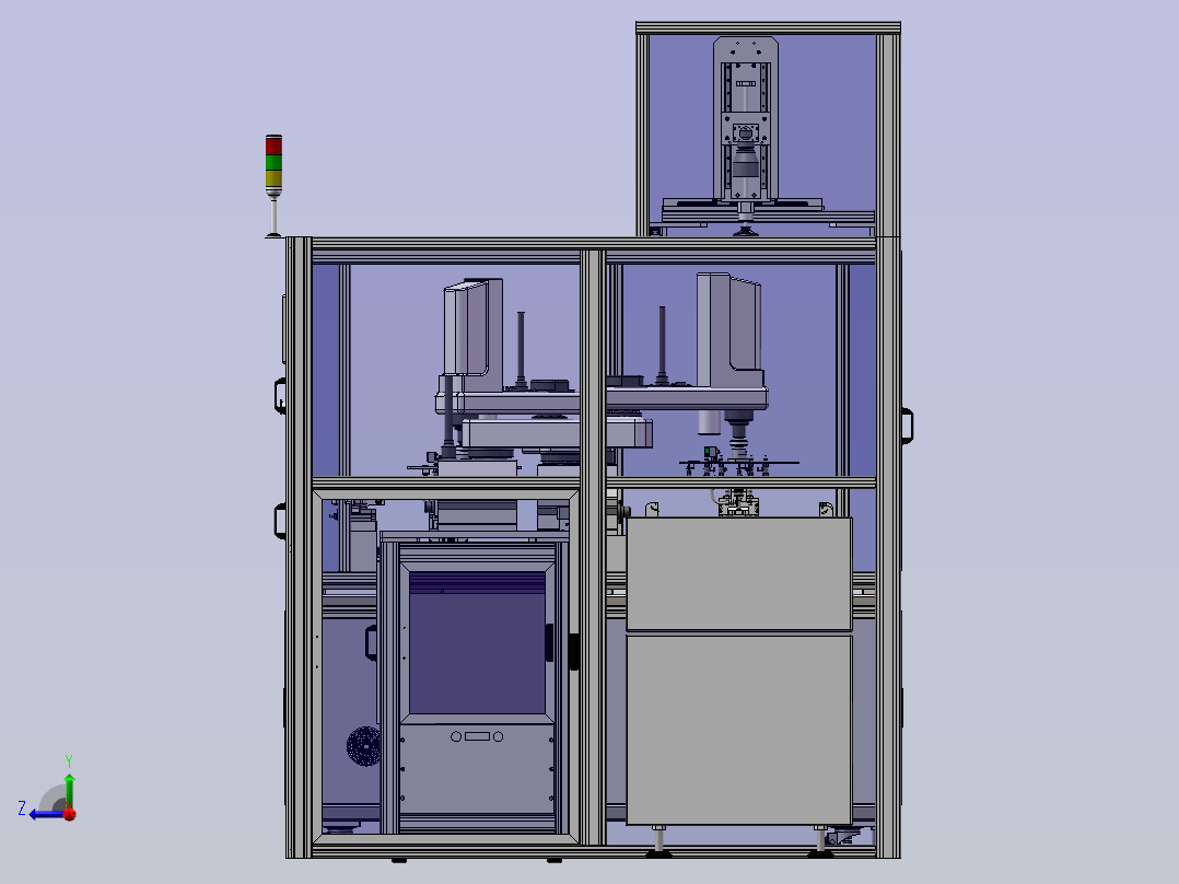 PCB测试机右视图