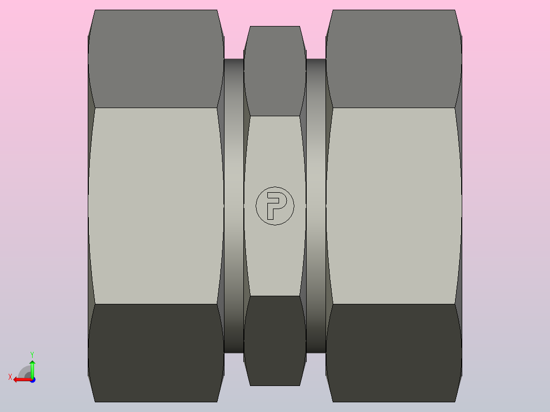 EO标准液压接头 Union G42LCF(1)后视图