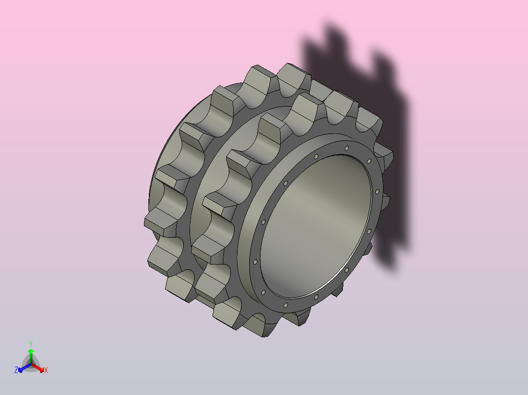 链条样式的链条 (19)主视图