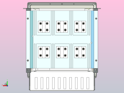 NA8-2500 630A-1600A 3P 抽屉式-垂直接线+门框202409 (1)后视缩略图