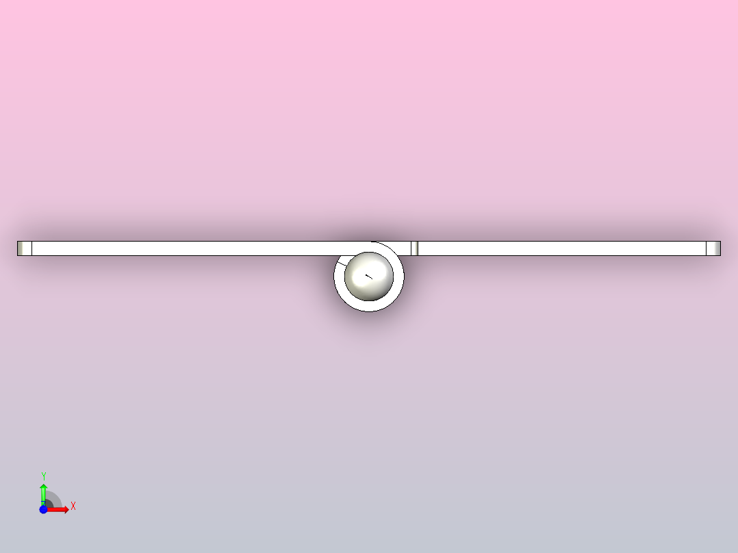 GN 136-NI-100-50-GN136NIextended片状金属铰链合页前视图