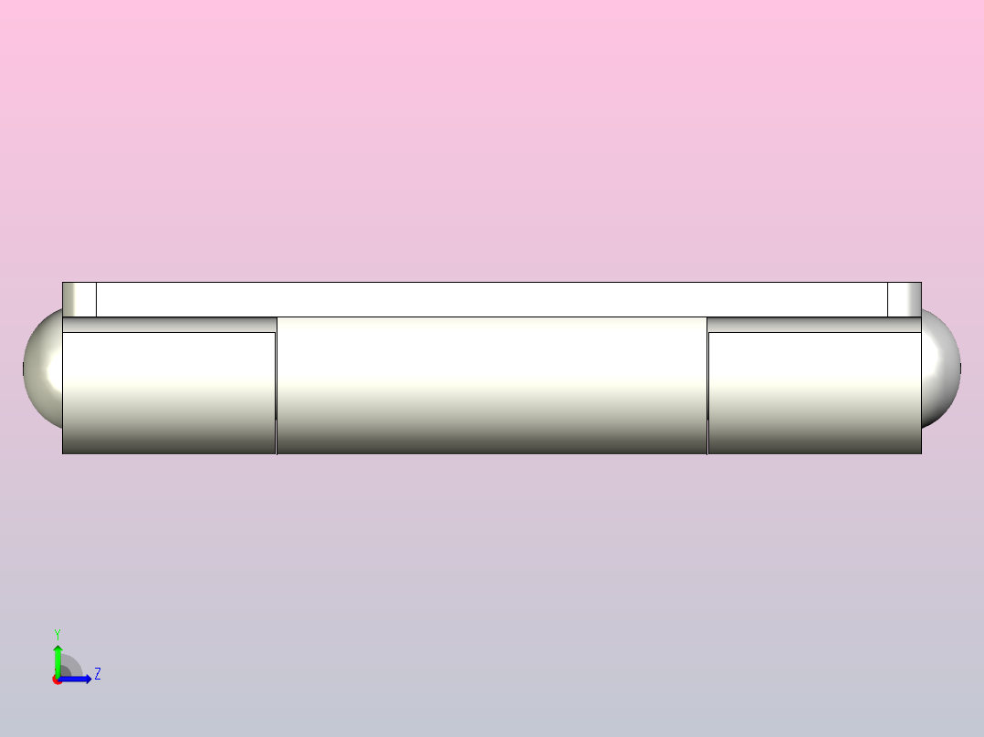 GN 136-NI-100-50-GN136NIextended片状金属铰链合页左视图
