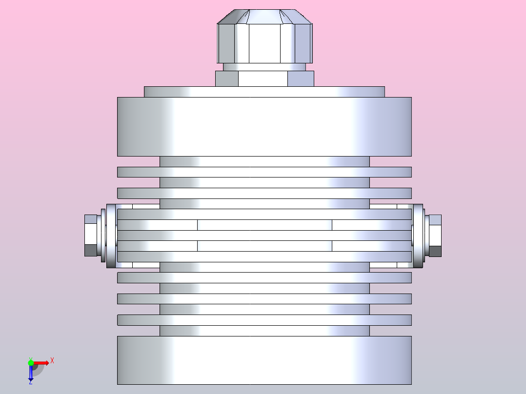 用于危险区域位置照明的紧凑型7瓦LED灯具-铝外壳- 12-24VDC - C1D2防爆俯视图
