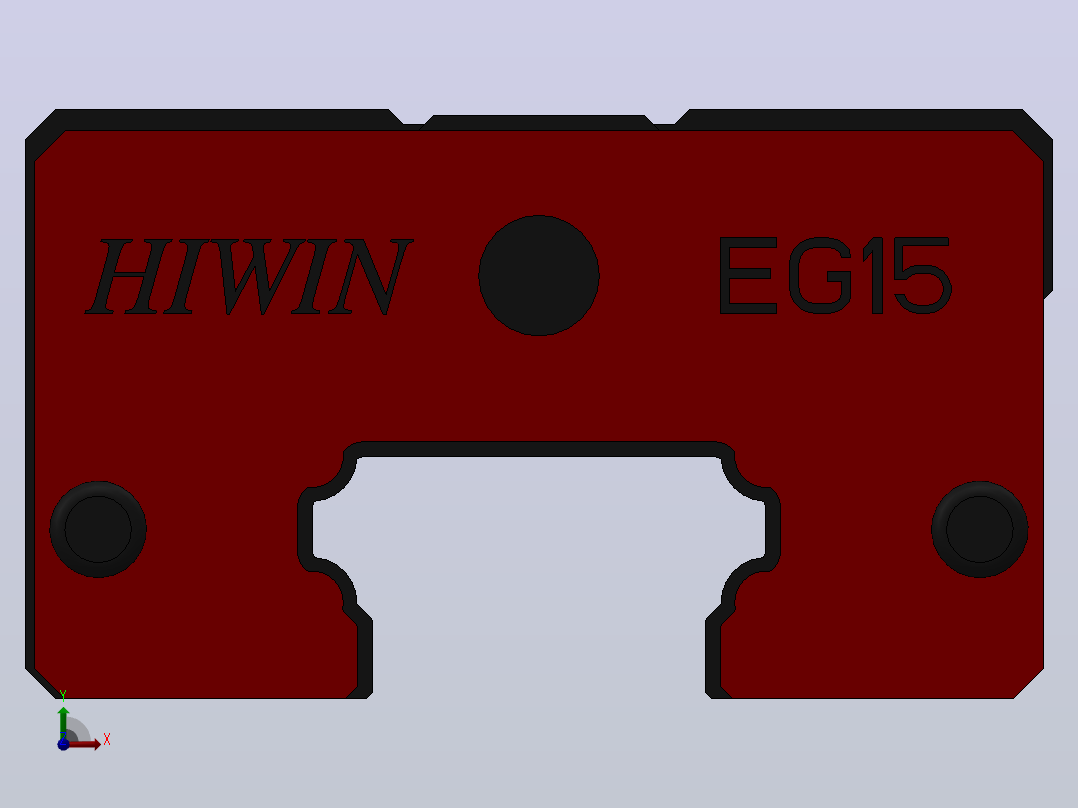 滑块EGH15SA（HIWIN）前视图