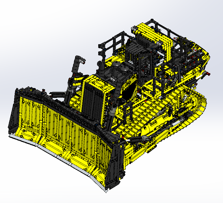 乐高推土机模型