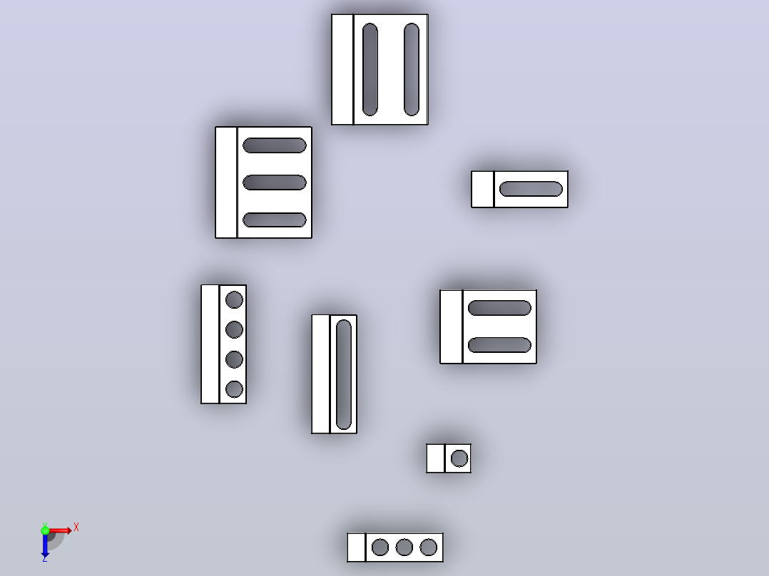 角板工具俯视图