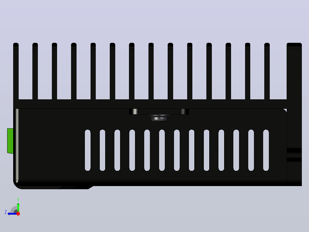 数字步进电机与驱动器DM860-3D图右视图