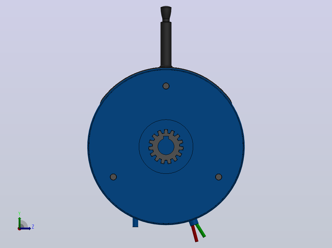 MD-B型电磁圆盘式制动器_MD09-20-B-15-RL-DC24V左视图