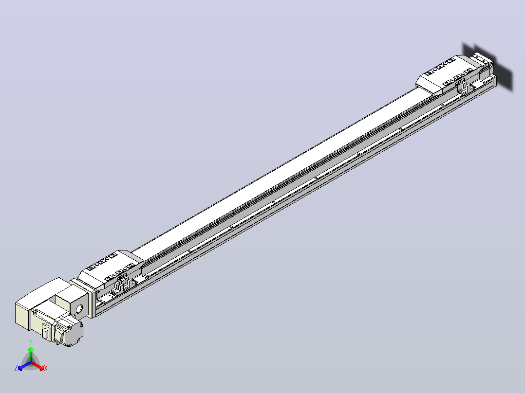 皮带直线轴双滑块型TPA-GCBS-50-P42-L325-QL-M10-N3主视图