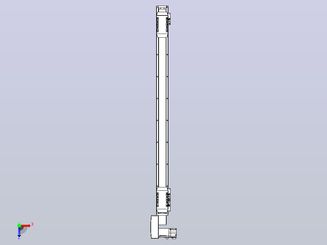 皮带直线轴双滑块型TPA-GCBS-50-P42-L325-QL-M10-N3俯视图