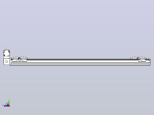 皮带直线轴双滑块型TPA-GCBS-50-P42-L350-LU-M10-N3右视缩略图