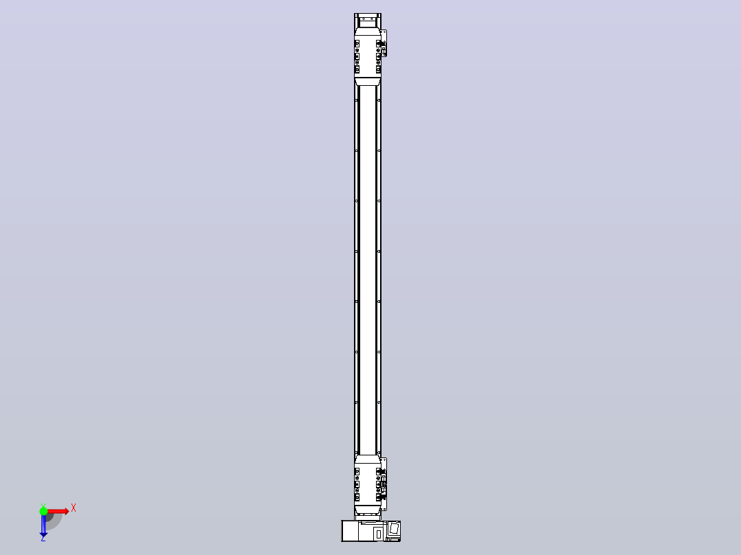 皮带直线轴双滑块型TPA-GCBS-50-P42-L350-LU-M10-N3俯视图