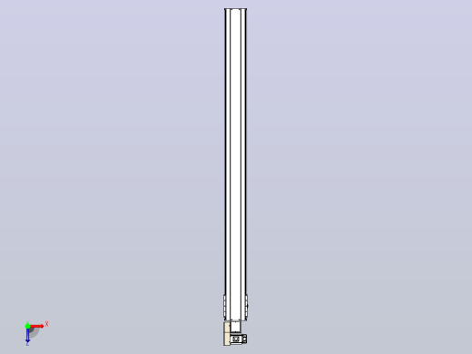 皮带直线轴半封闭可选导轨TPA-HNB-220D-176-L2700-ML-C-P1K-N3俯视缩略图