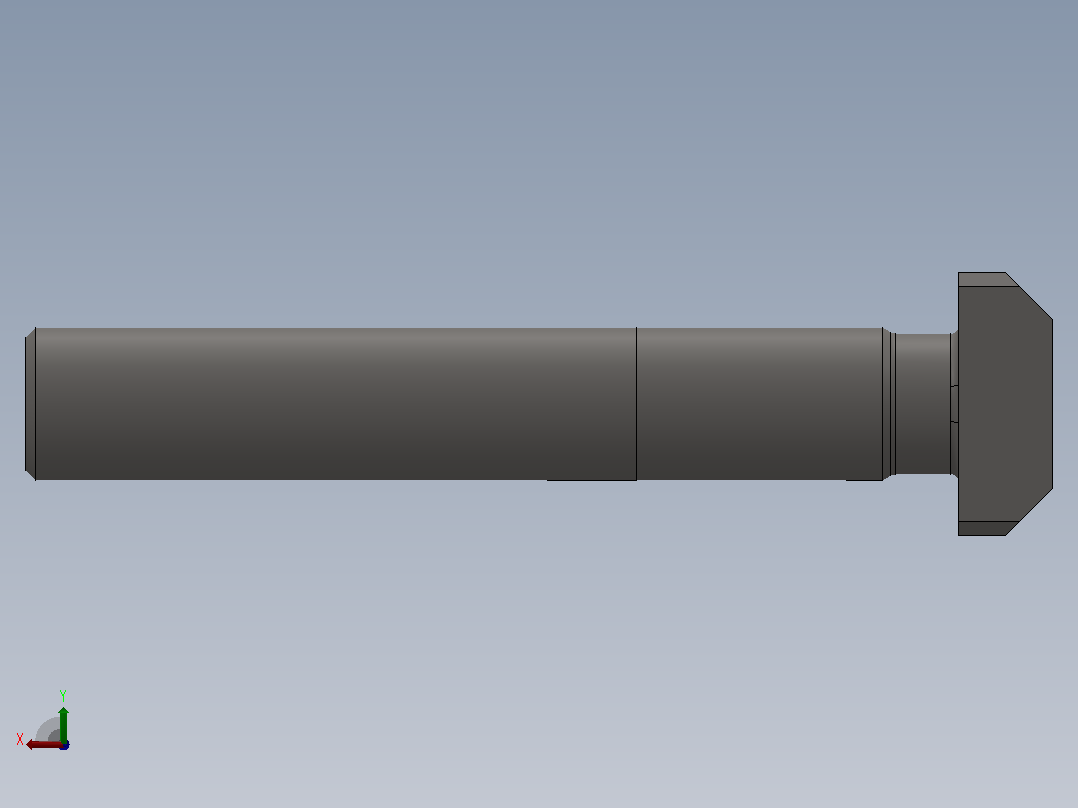 T型头地脚螺栓_M90×6×550后视图