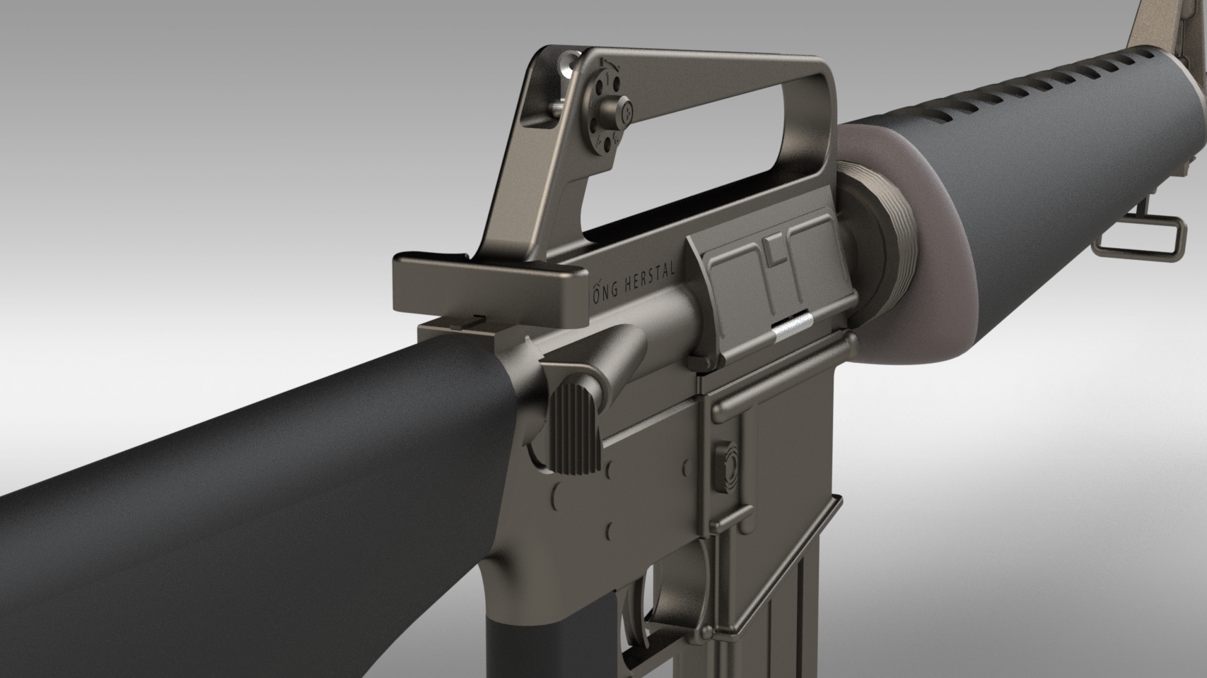 军用突击步枪AR-15-M-16