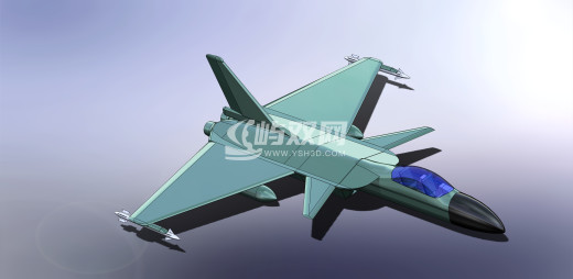 SS-211 Wcraft战斗机简易模型3D图纸缩略图