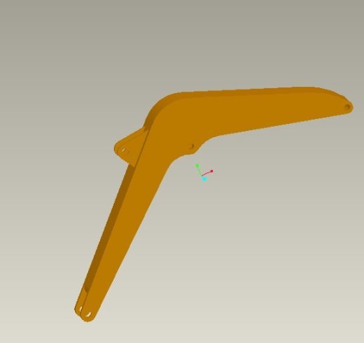 液压挖掘机反铲装置设计（cad+pro+说明书）缩略图