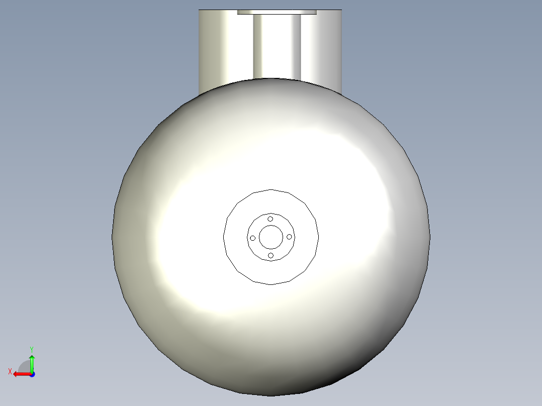 油罐静力分析(模型+分析图片)后视图