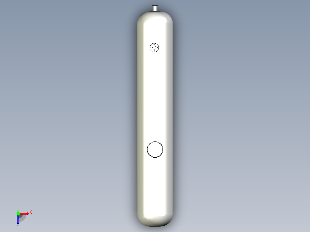 油罐静力分析(模型+分析图片)俯视图