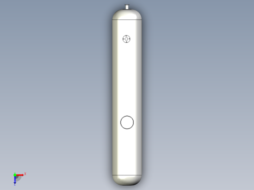 油罐静力分析(模型+分析图片)俯视缩略图