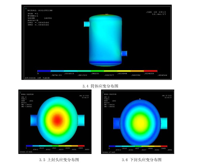 油罐静力分析(模型+分析图片)