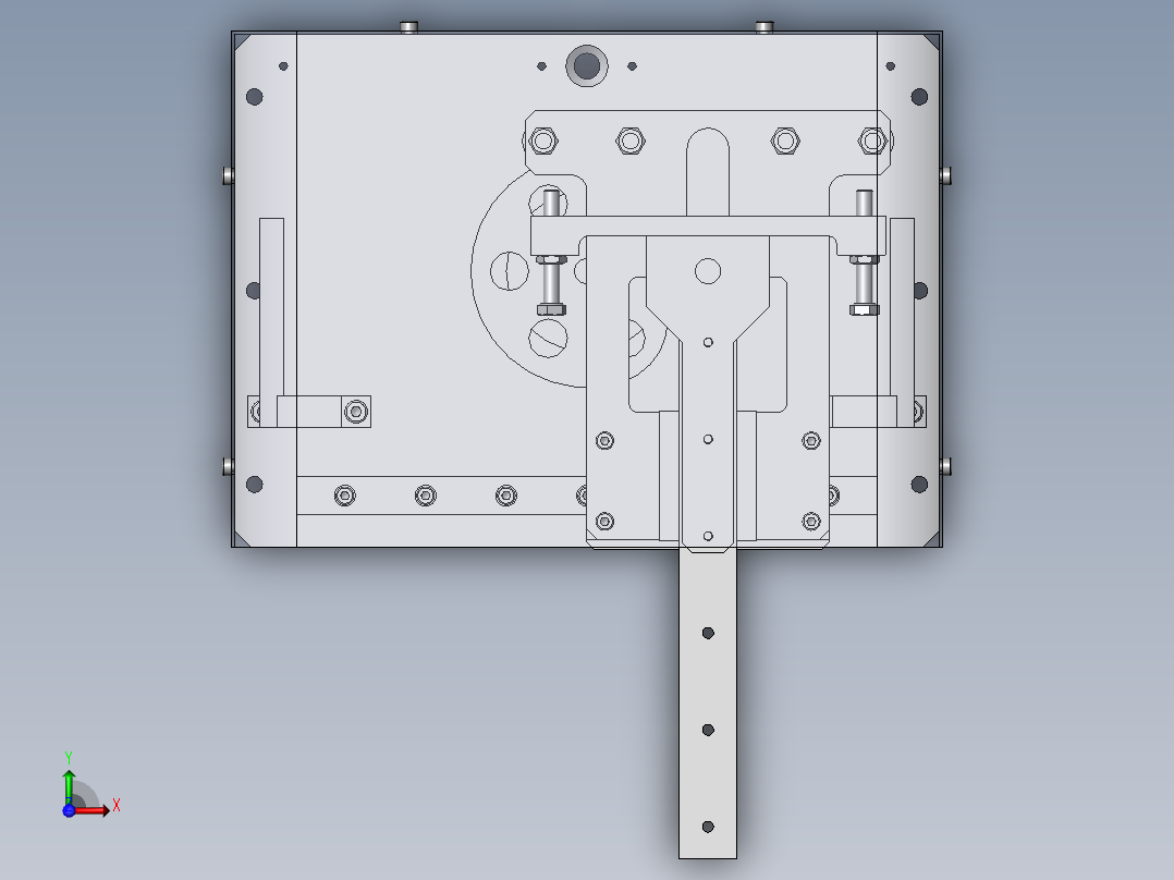 T002_凸轮往复机械手前视图