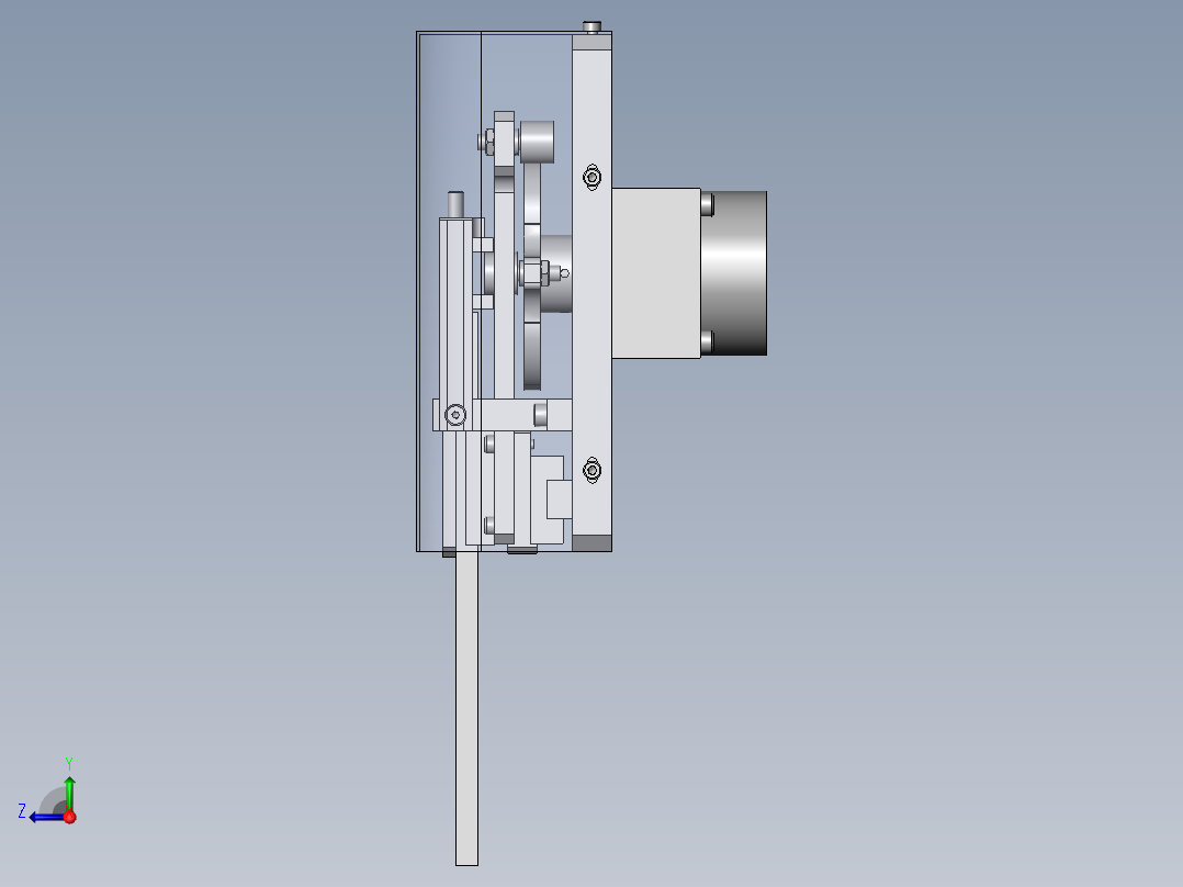 T002_凸轮往复机械手右视图