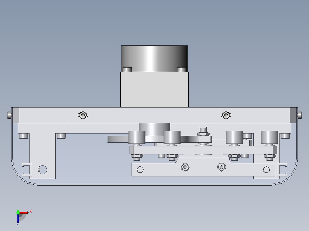 T002_凸轮往复机械手俯视图