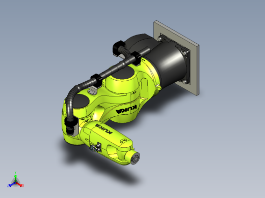 5+KUKA -r700六轴机械手模型