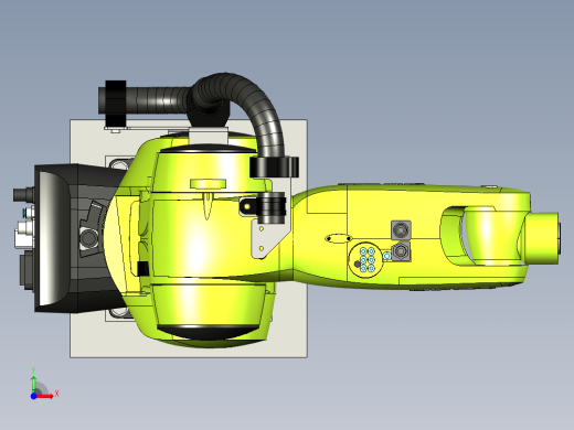 5+KUKA -r700六轴机械手模型前视缩略图