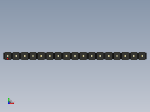 彩色公头100mil（2.54mm）系列-DS1021_black_1x17p_100mil_Type5_rev1.0前视缩略图