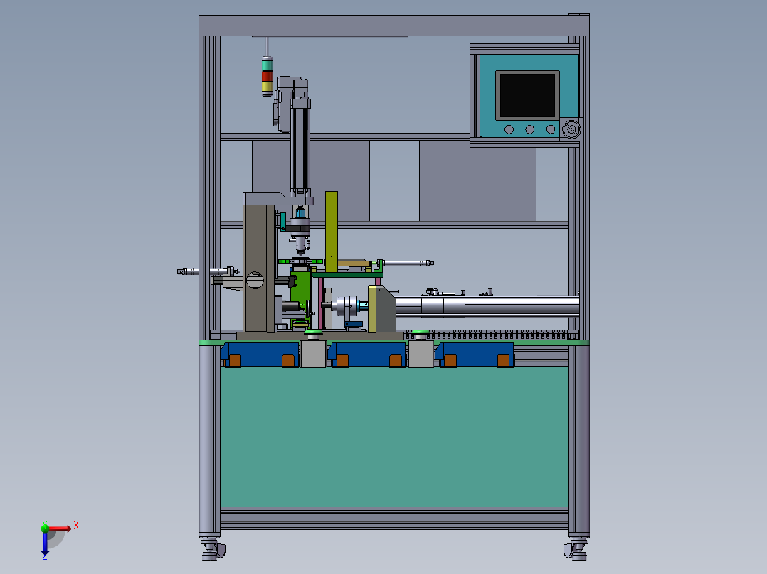 ST30-EVP产品长销子组装压机俯视图