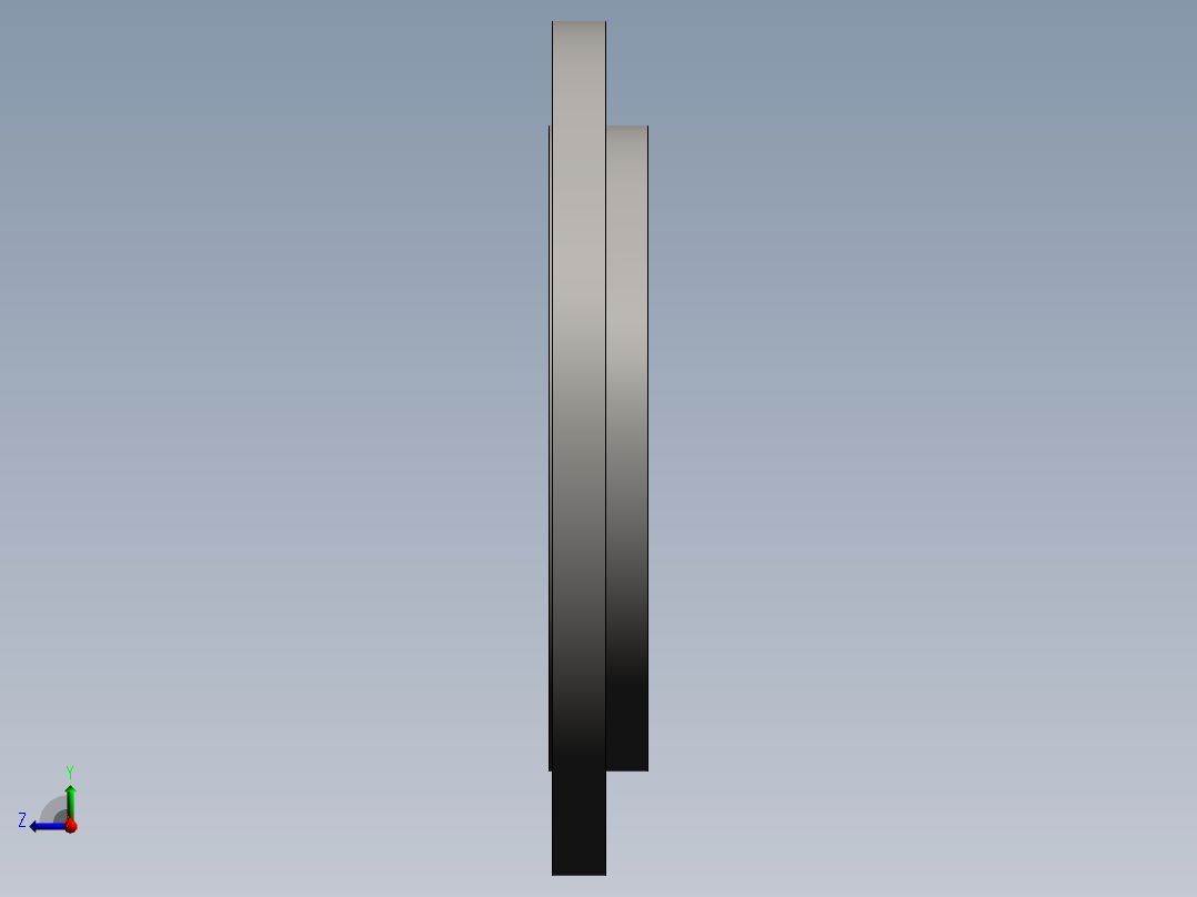 管路冷却站冷却管路右视图