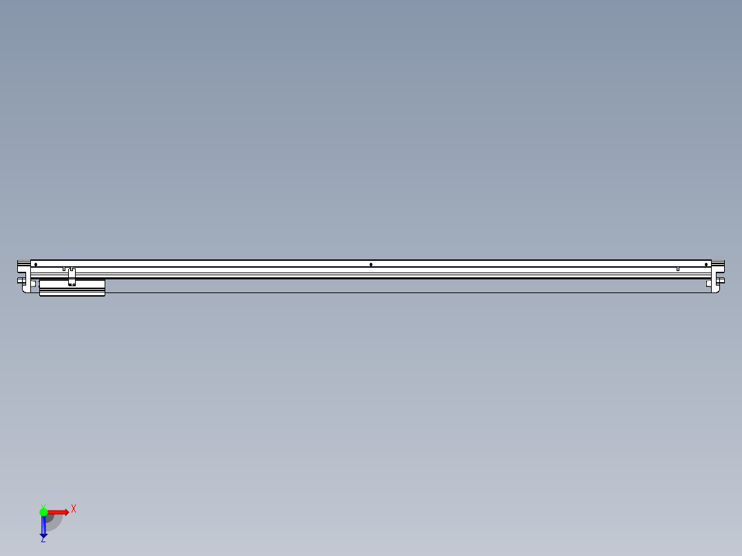 威洛博VL系列3d模型模组VL22H2Y-S1650俯视图