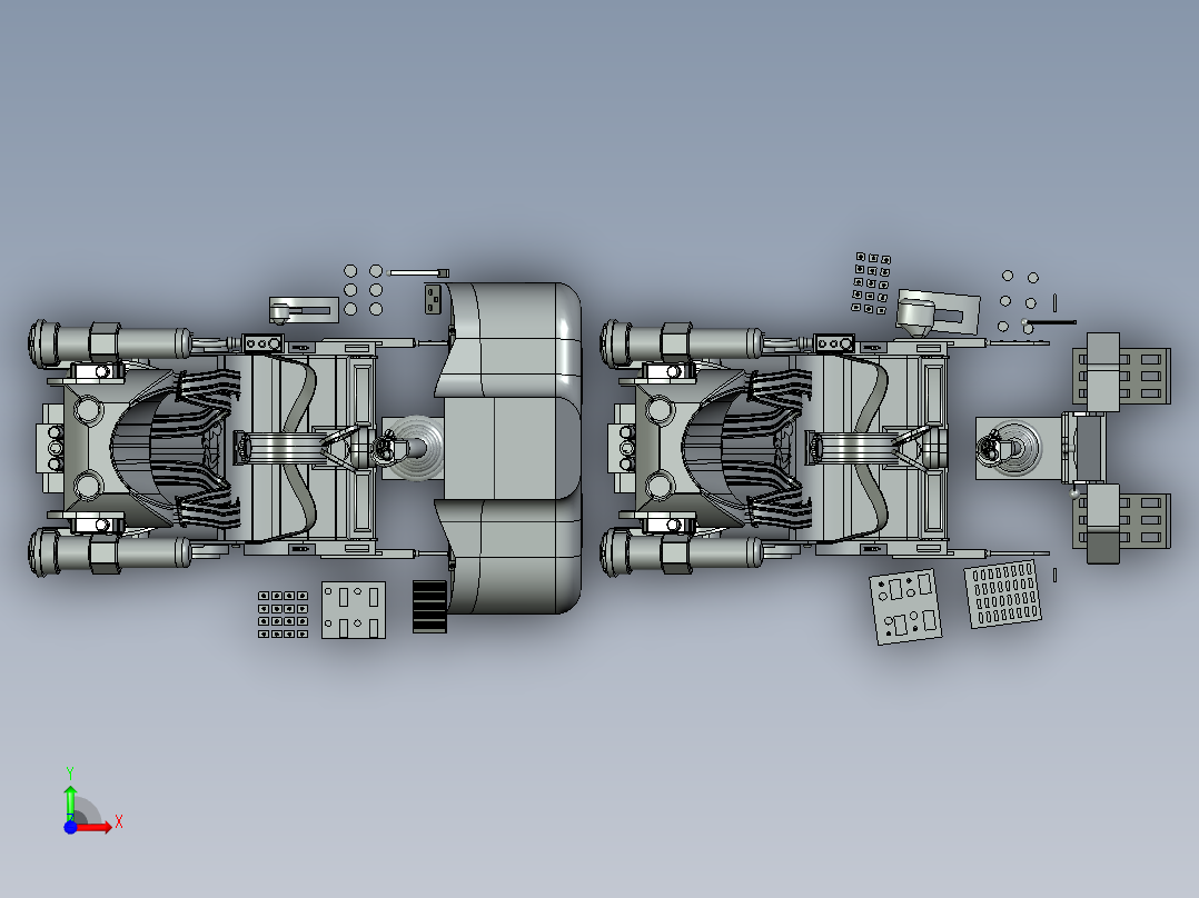 轻型战斗机前视图