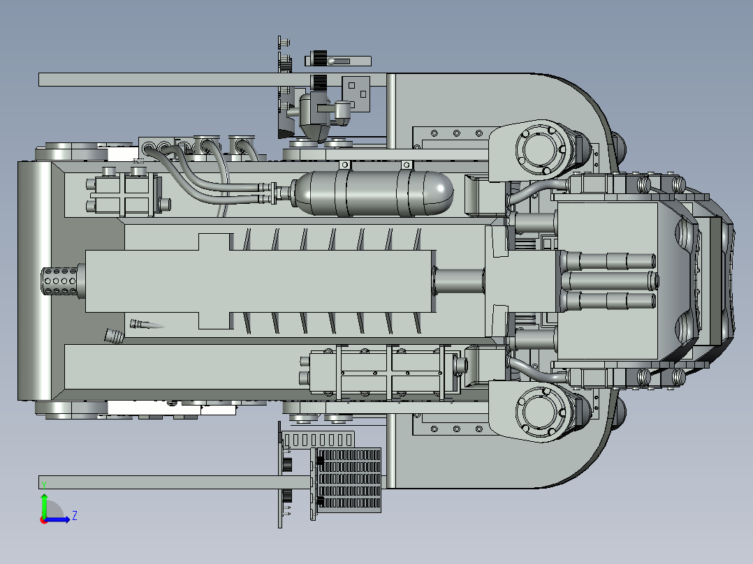 轻型战斗机左视图